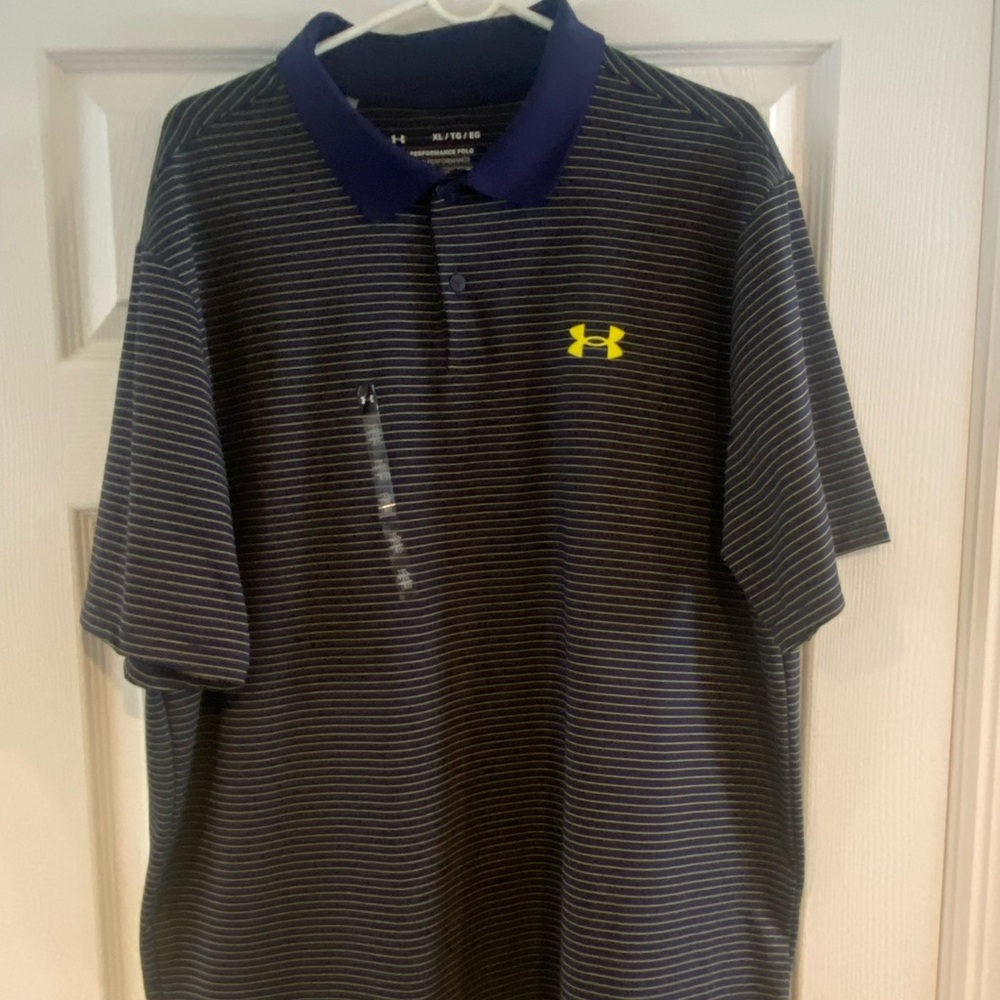 Under Armour Navy Performance Polo XL